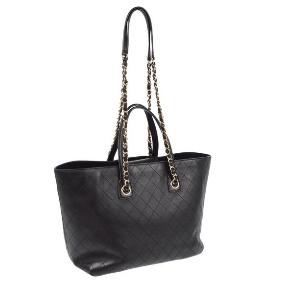 Chanel Black Lambskin Tote Bag - Picture 3 of 11